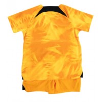 Nederland Fotballklær Hjemmedraktsett Barn VM 2022 Kortermet (+ korte bukser)